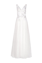 Bridal Embroidered Tulle Dress