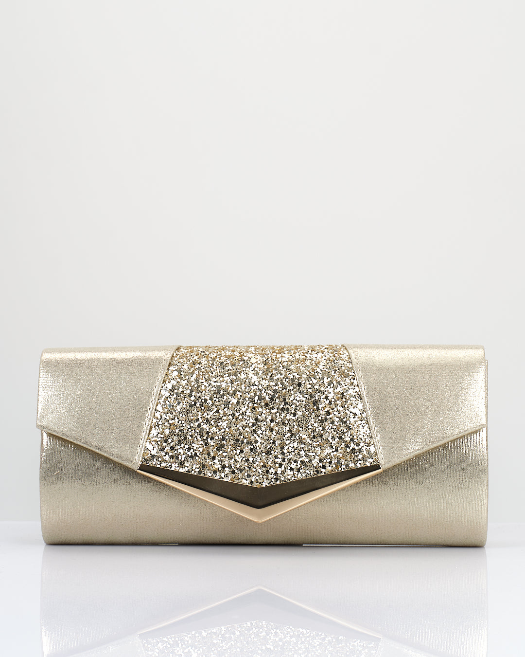 Elegant Shine Tone Clutch Bag