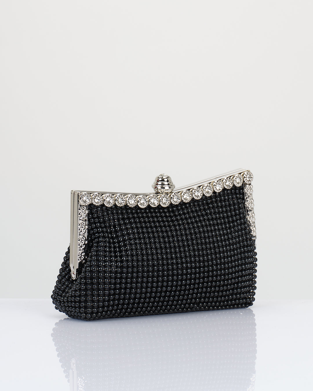 Elegant Glitter Bead Clutch Bag