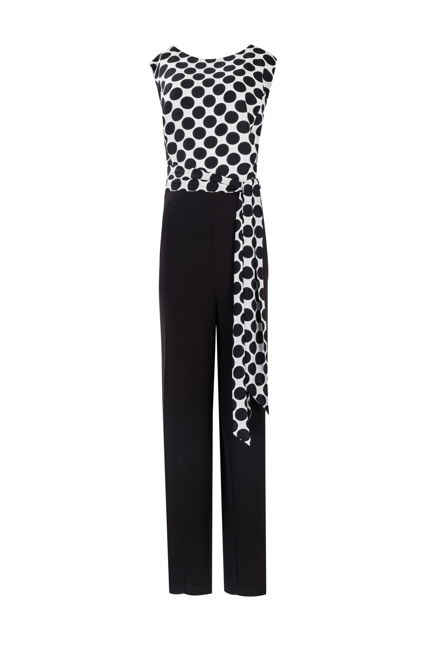 Black and White Polka Dot Jumpsuit