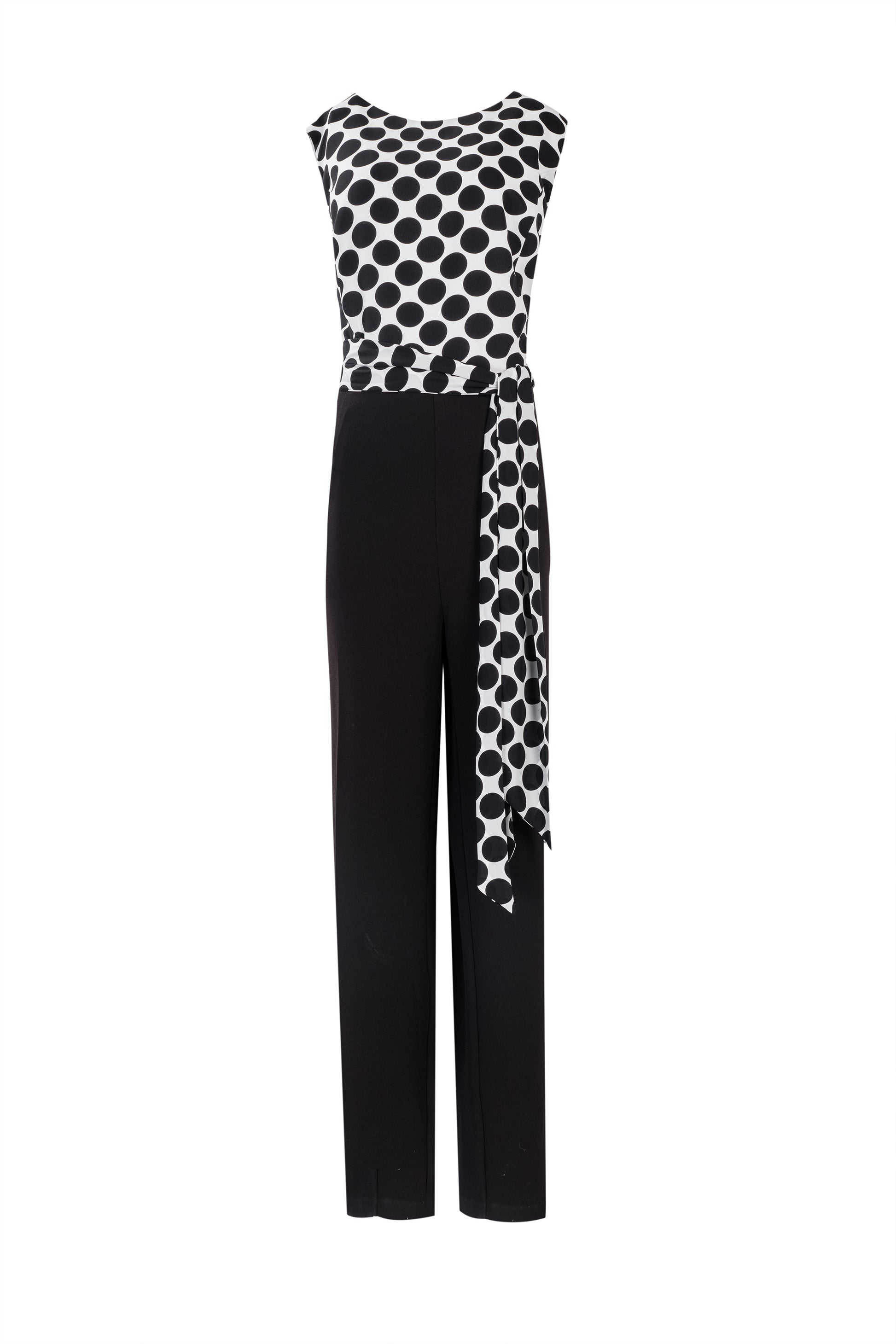 Black and White Polka Dot Jumpsuit