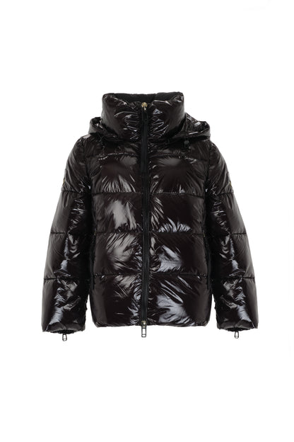 Metallic Puffer Coat