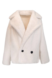 Cream Faux Fur Jacket