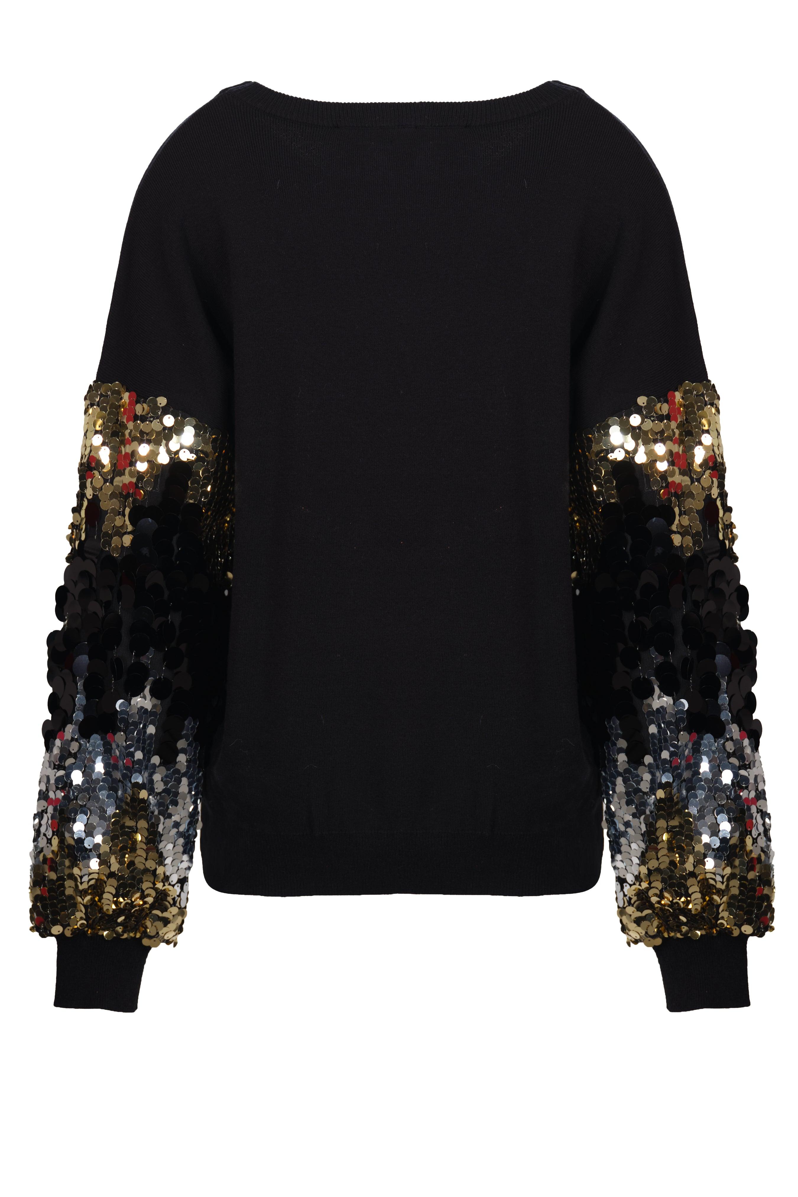 Glitter Black Blouse