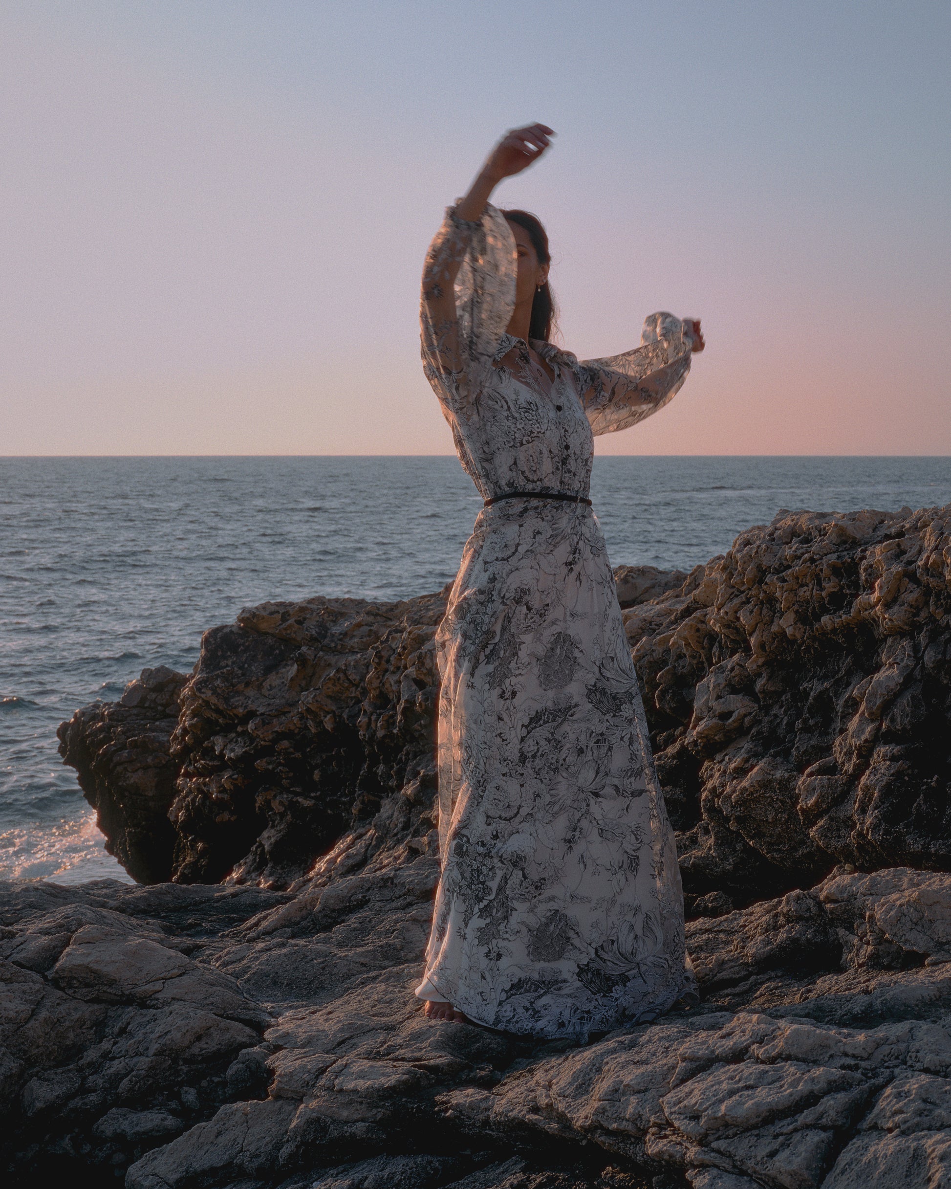 Floral-Print Maxi Dress