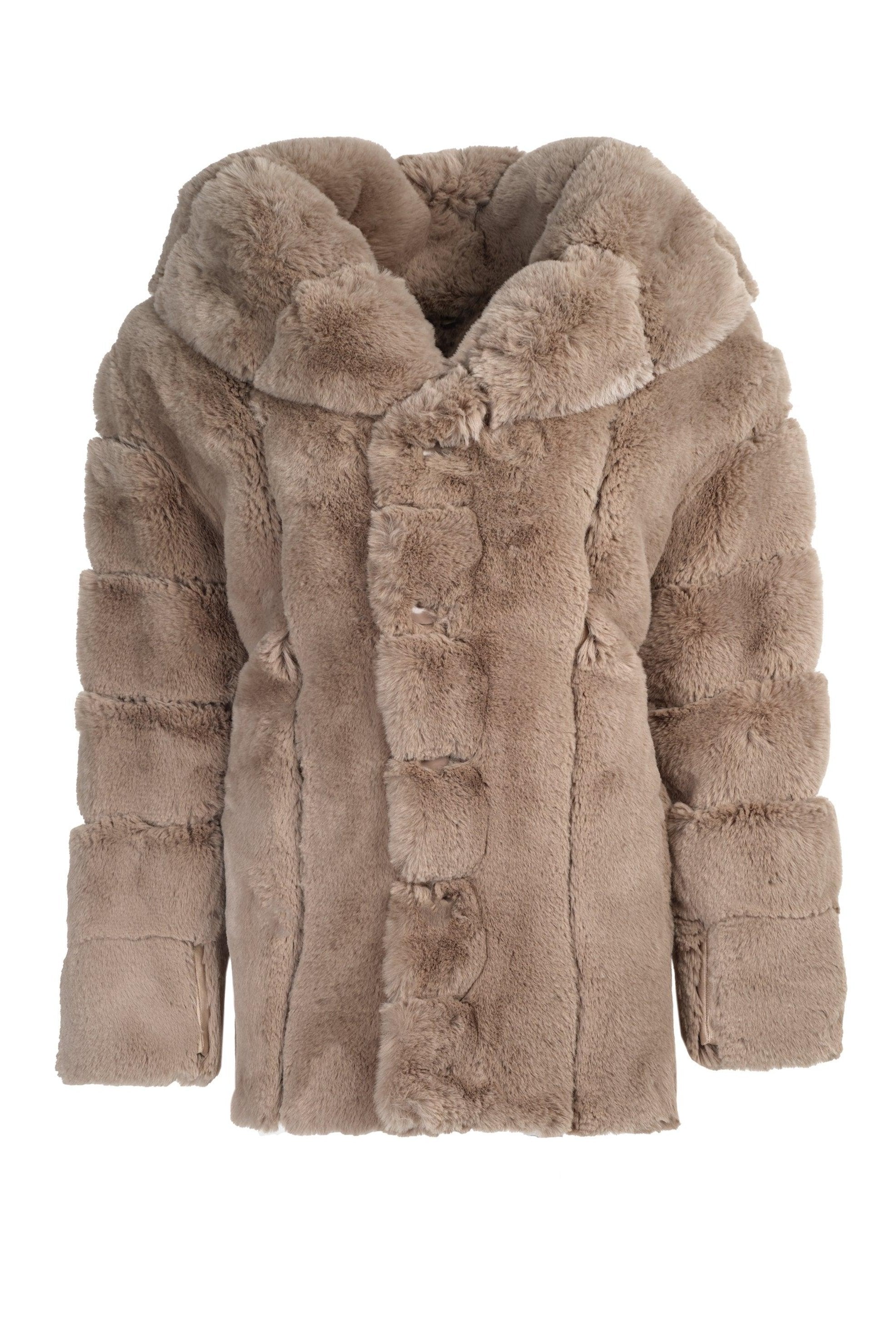 Beige Fur Jacket