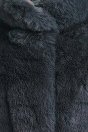 LUXURIOUS FAUX FUR COAT