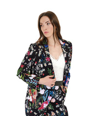 Floral Jacket and Trousers Suit