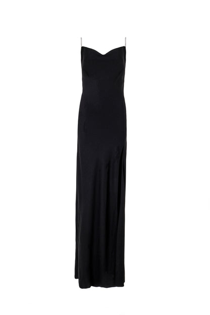 Crystal-Embellished Maxi Dress