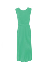 Pleated Midi Dress