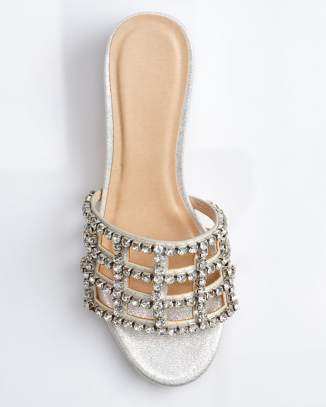 Low Heels Encrusted with Crystals