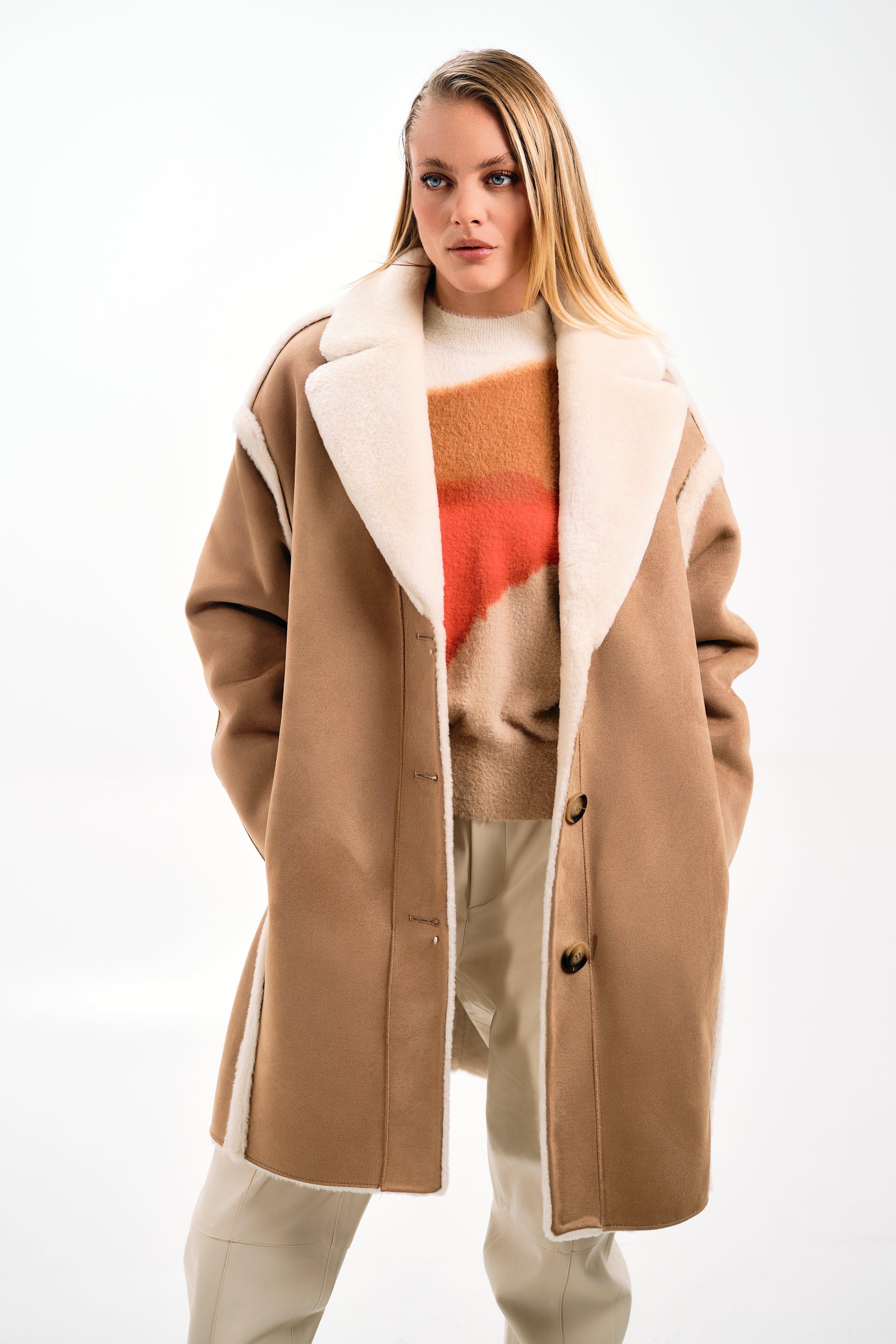 Janneke Fur Lined Coat