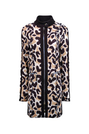 Animal Print Zip Jacket