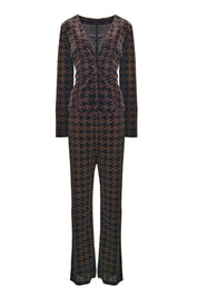 Houndstooth Jacket and Pant Set