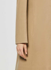 Inverted Notch Collar Light Wool Coat