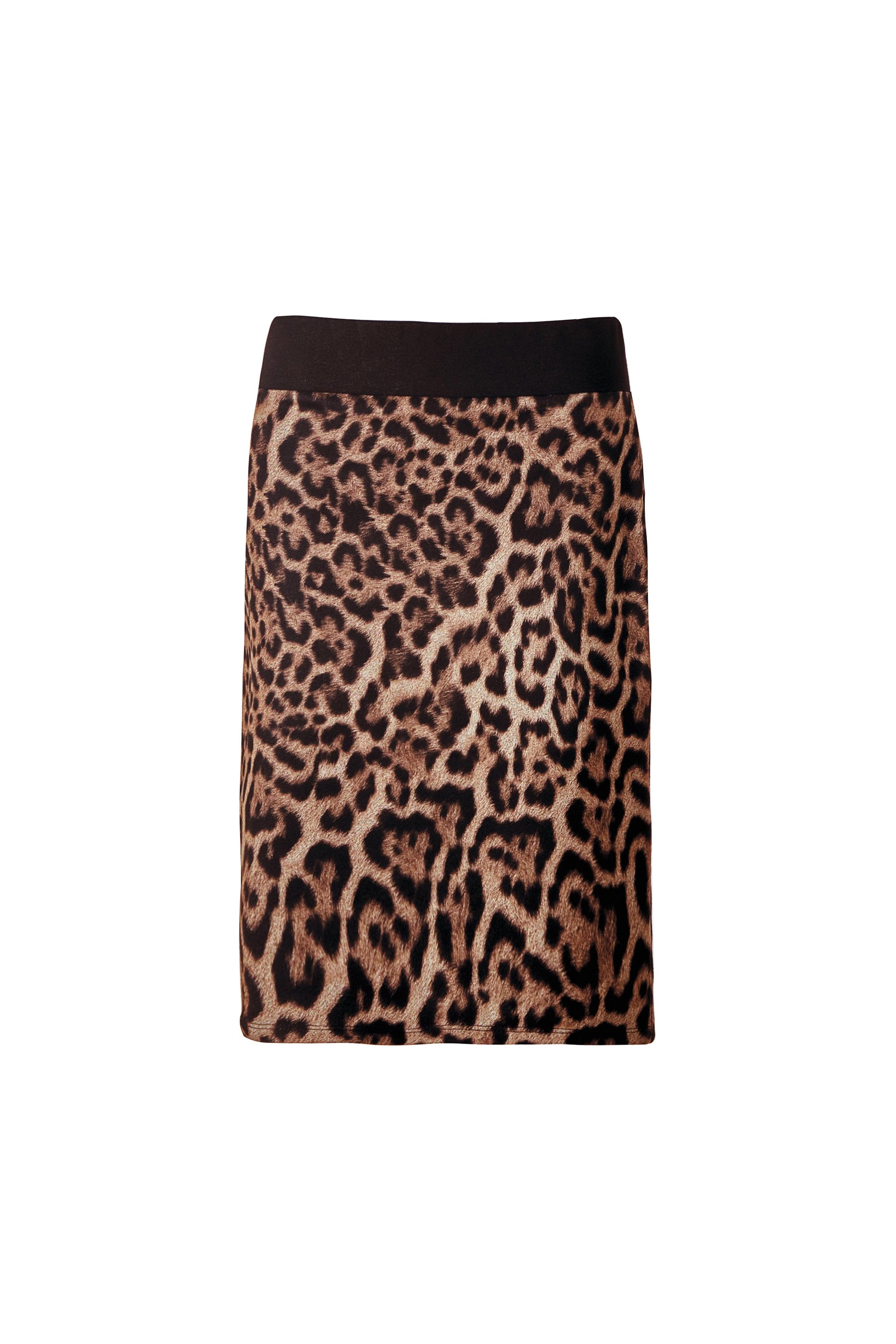 Leopard High Waist Skirt