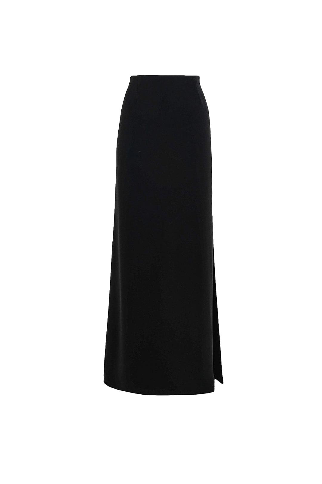 A-line Black Skirt