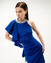 One Shoulder Ruffle Dress