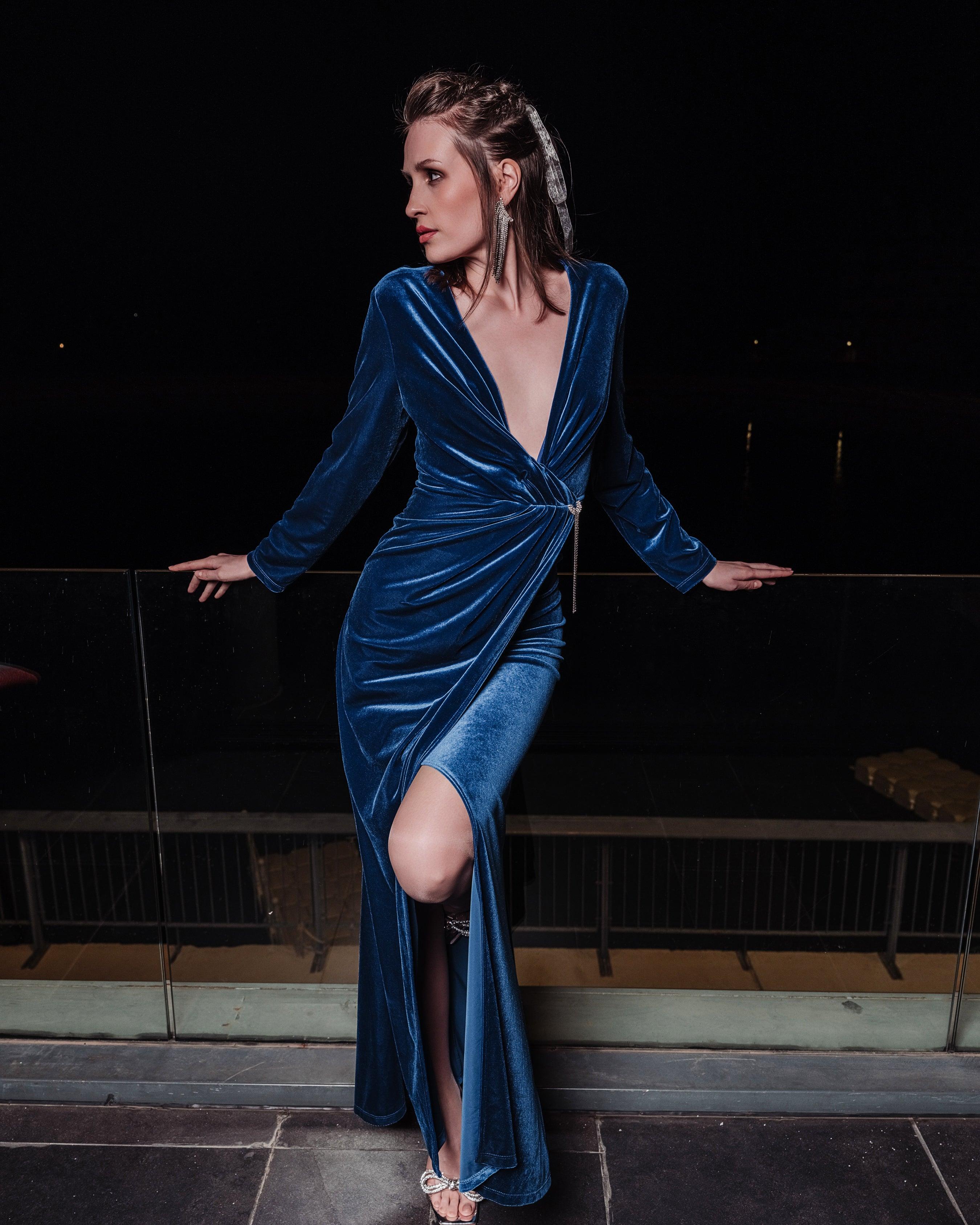 Velvet Long Dress