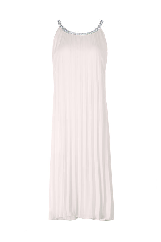 Elegant Pleated Midi Dress