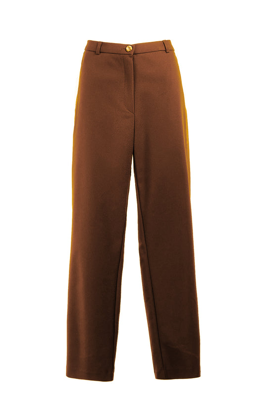 Wide Leg Trousers with Belt Loops